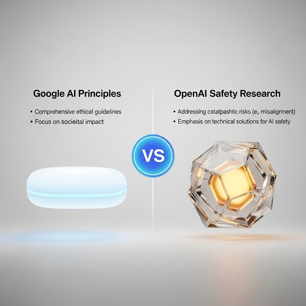 Comparison of Ai ethics programsGoogle AI Principles vs. OpenAI Safety Research