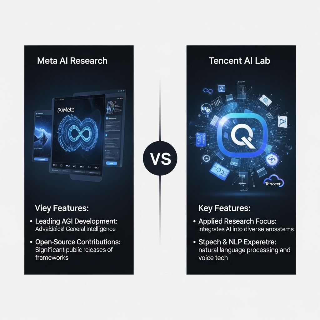 Comparison of Ai research labsMeta AI Research vs. Tencent AI Lab