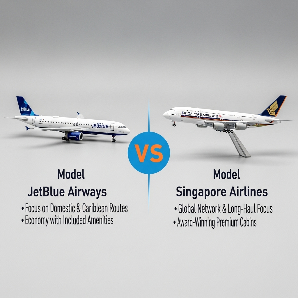 Comparison of AirlinesJetBlue Airways vs. Singapore Airlines