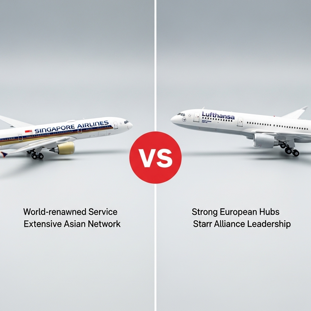 Comparison of AirlinesSingapore Airlines vs. Lufthansa