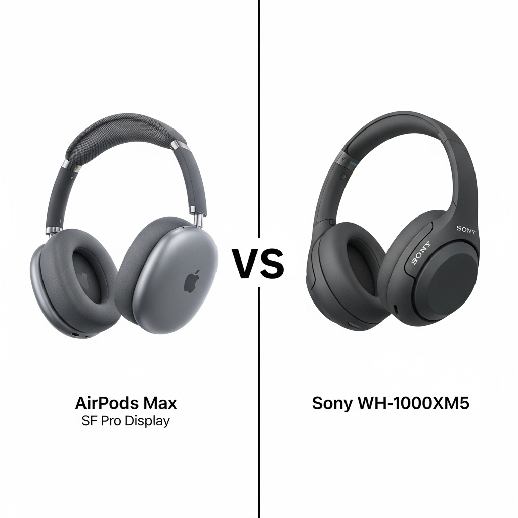 Comparison of Audio equipmentAirPods Max vs. Sony WH-1000XM5