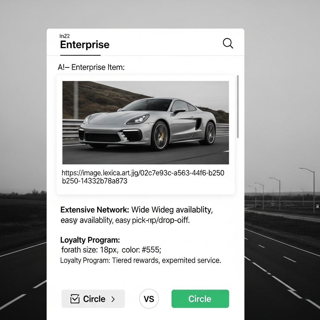 Comparison of Car rental companiesEnterprise vs. National Car Rental