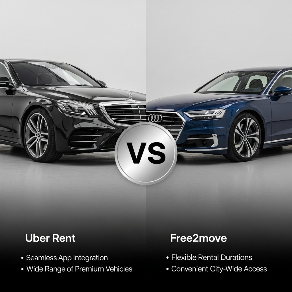 Comparison of Car sharing servicesUber Rent vs. Free2move