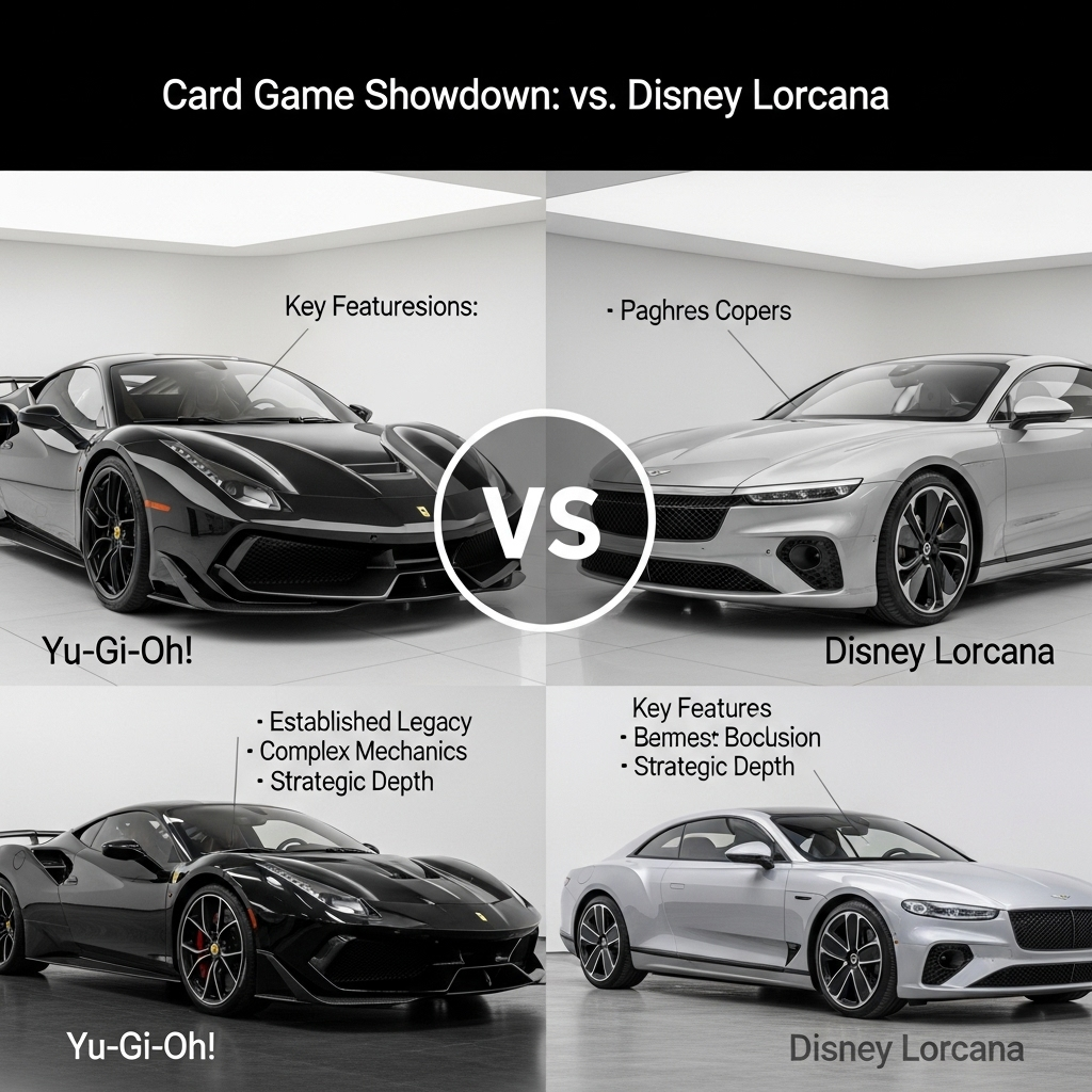 Comparison of Card gamesYu-Gi-Oh! vs. Disney Lorcana
