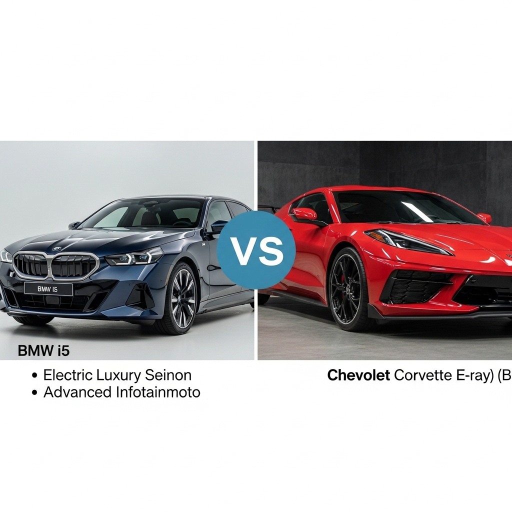Comparison of CarsBMW i5 vs. Chevrolet Corvette E-Ray