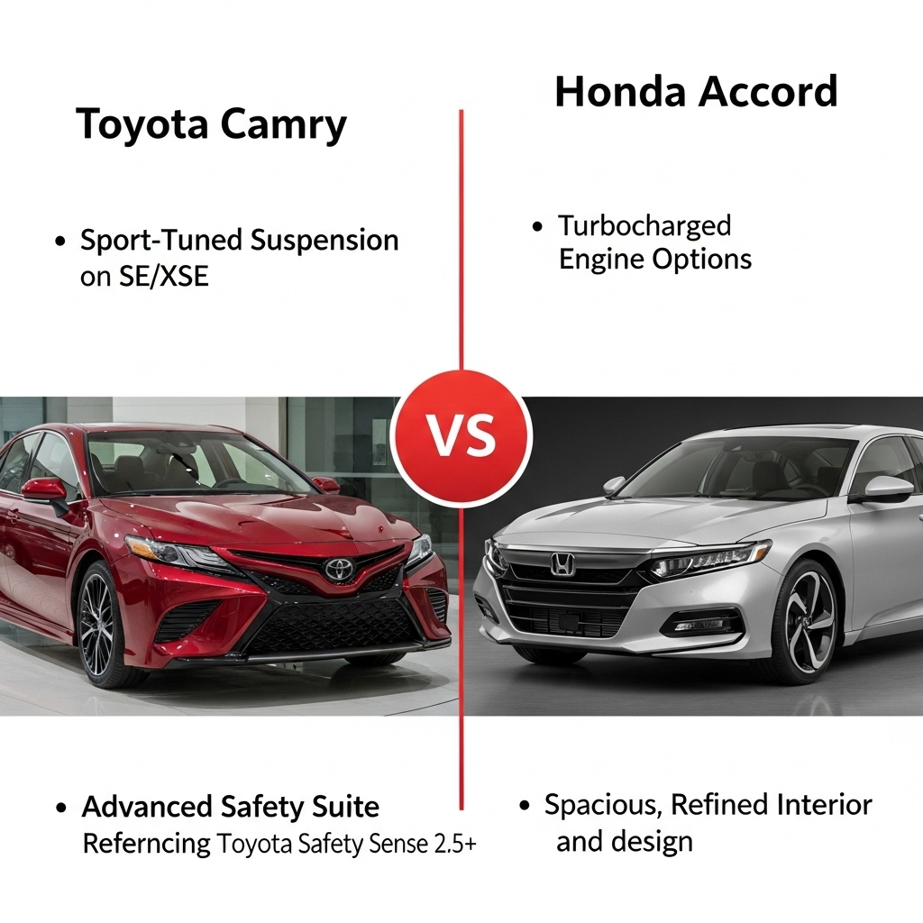 Comparison of CarsToyota Camry vs. Honda Accord