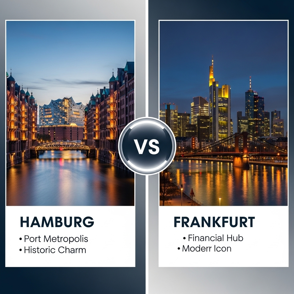 Comparison of CitiesHamburg vs. Frankfurt