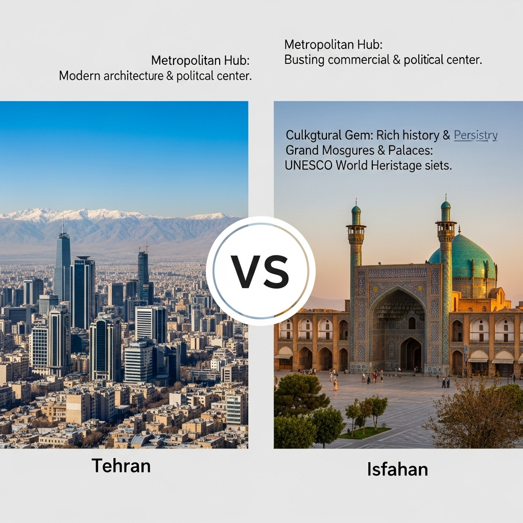Comparison of CitiesTehran vs. Isfahan
