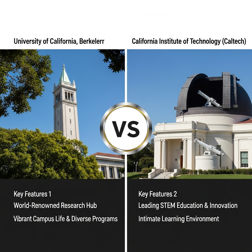 Comparison of CollegesUniversity of California, Berkeley vs. California Institute of Technology (Caltech)
