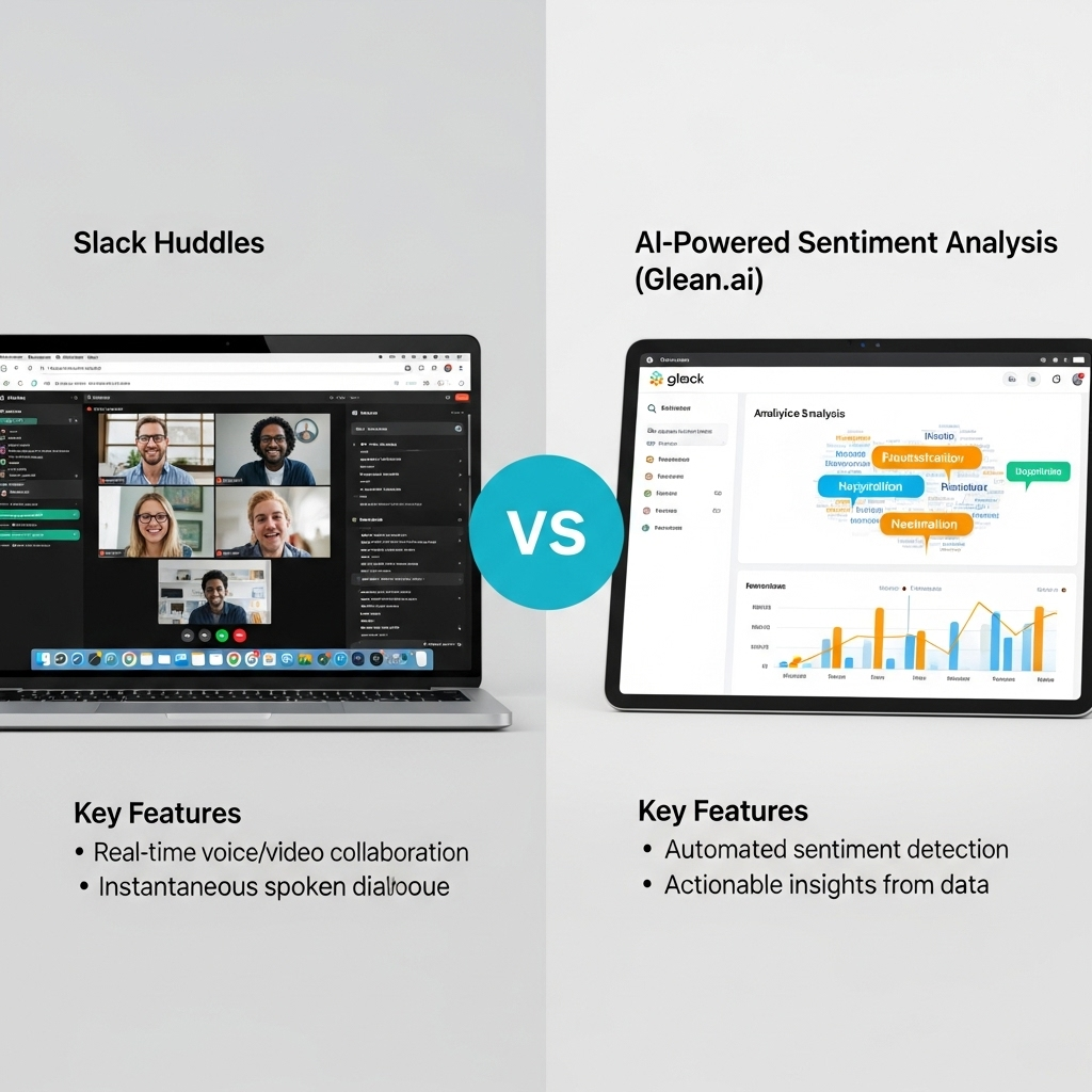 Comparison of Communication stylesSlack Huddles vs. AI-Powered Sentiment Analysis in Communication (Glean.ai)