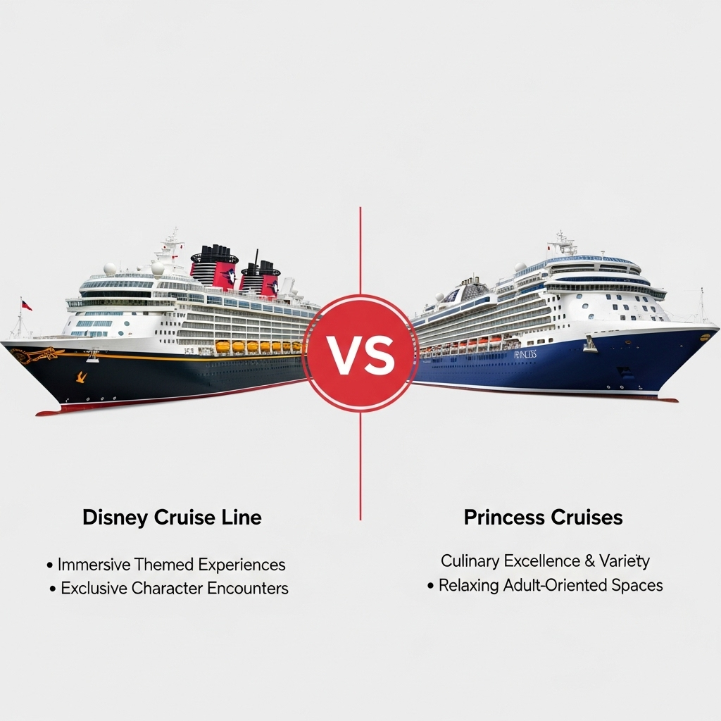 Comparison of Cruise linesDisney Cruise Line vs. Princess Cruises