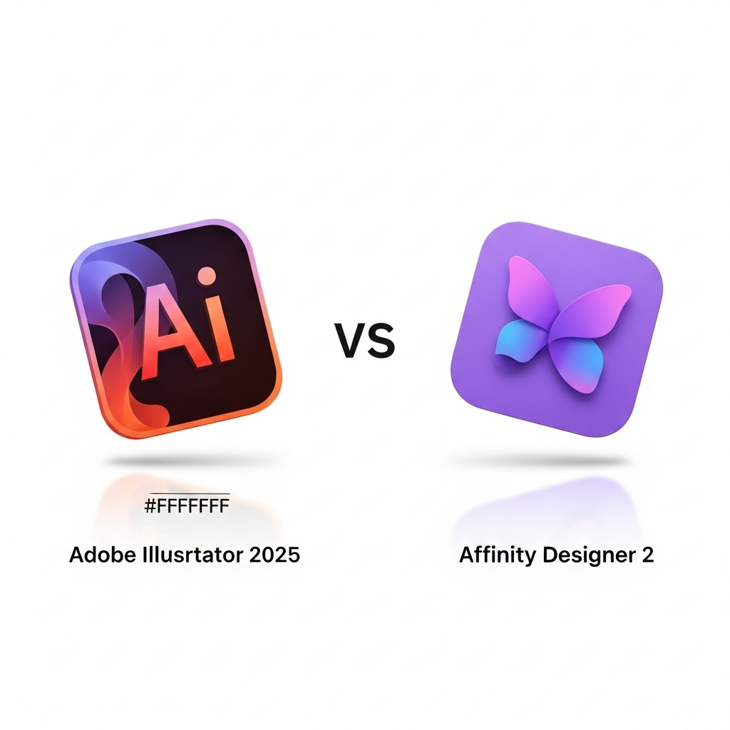 Comparison of Design softwareAdobe Illustrator 2025 vs. Affinity Designer 2