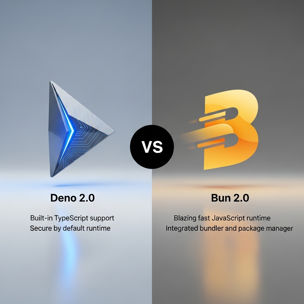 Comparison of Development toolsDeno 2.0 vs. Bun 2.0