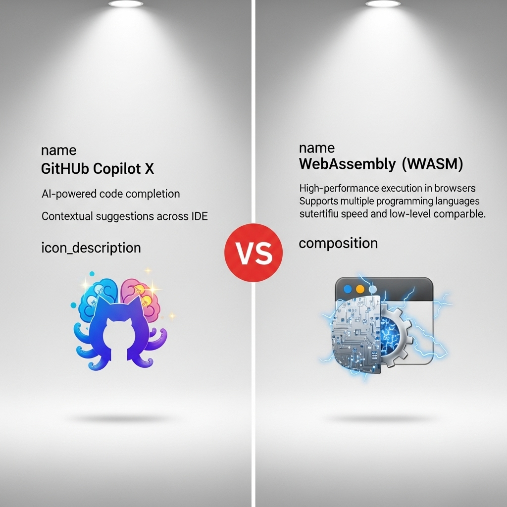 Comparison of Development toolsGitHub Copilot X vs. WebAssembly (WASM)