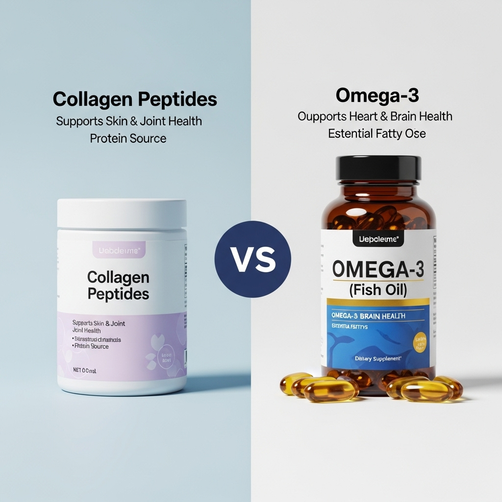 Comparison of Dietary supplementsCollagen Peptides vs. Omega-3 Fatty Acids (fish oil)