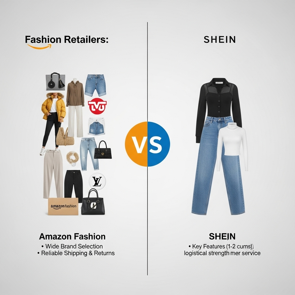 Comparison of Fashion retailersAmazon Fashion vs. SHEIN