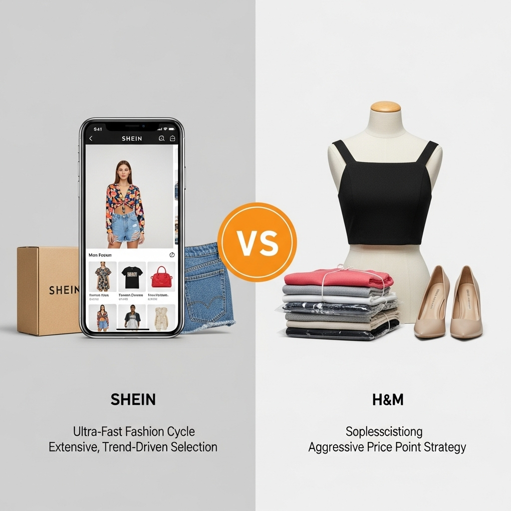Comparison of Fashion retailersSHEIN vs. H&M