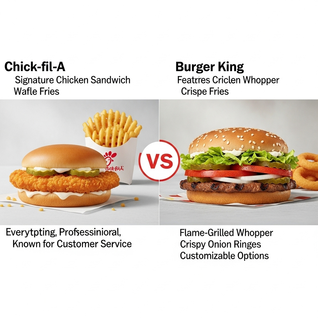 Comparison of Fast food chainsChick-fil-A vs. Burger King
