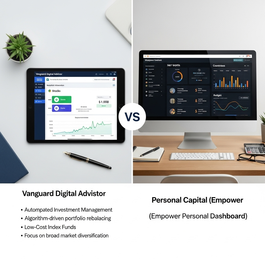 Comparison of Financial advisory servicesVanguard Digital Advisor vs. Personal Capital (Empower Personal Dashboard)