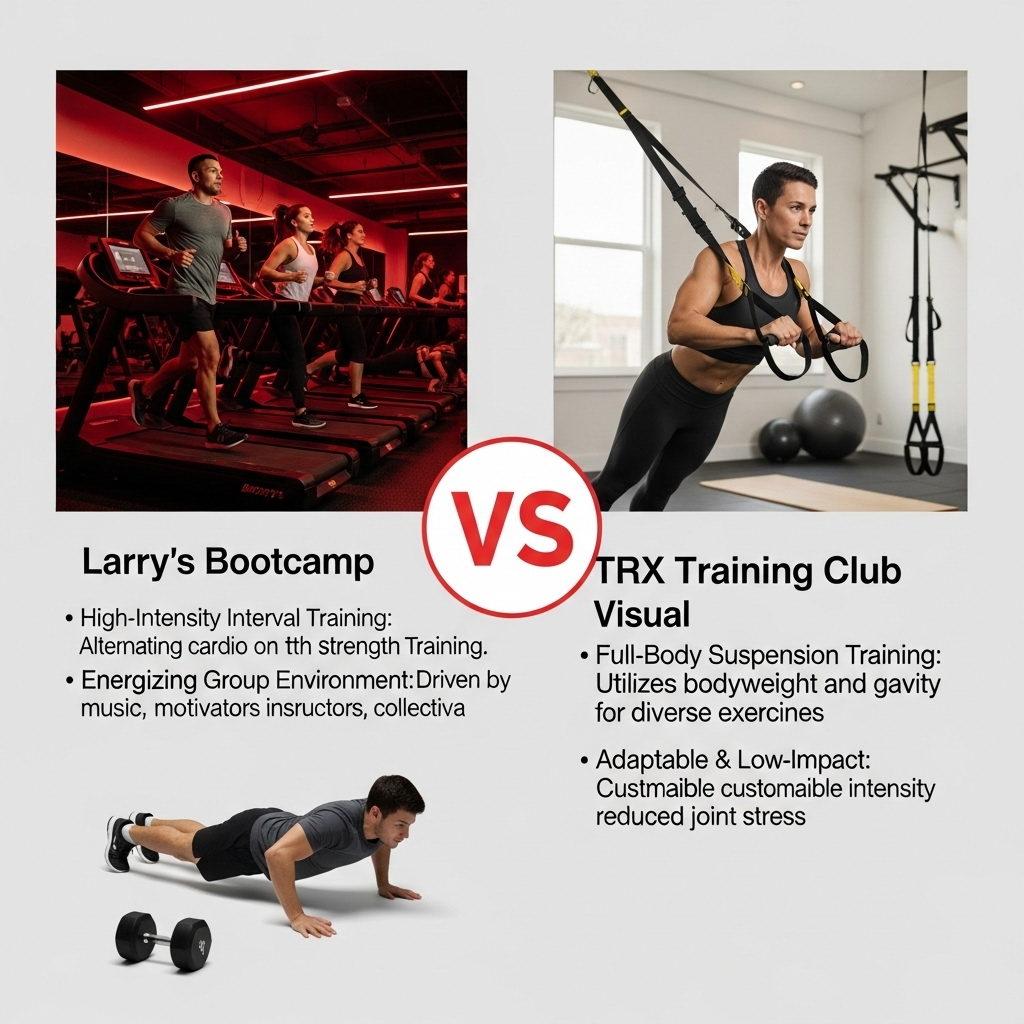 Comparison of Fitness programsBarry's Bootcamp vs. TRX Training Club