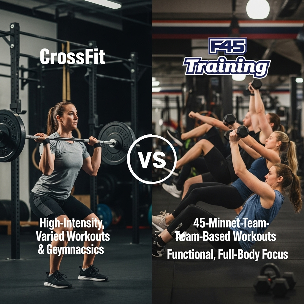 Comparison of Fitness programsCrossFit vs. F45 Training