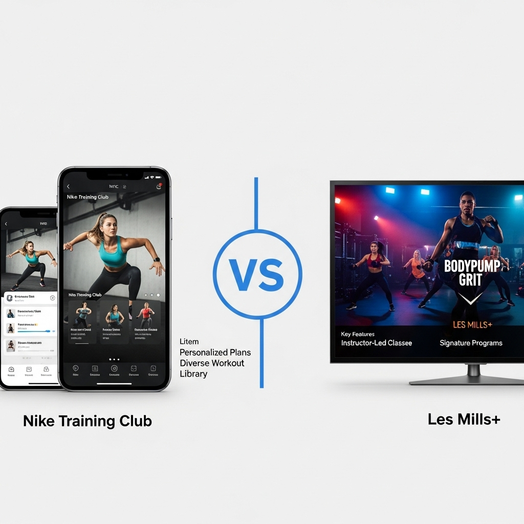 Comparison of Fitness programsNike Training Club vs. Les Mills+