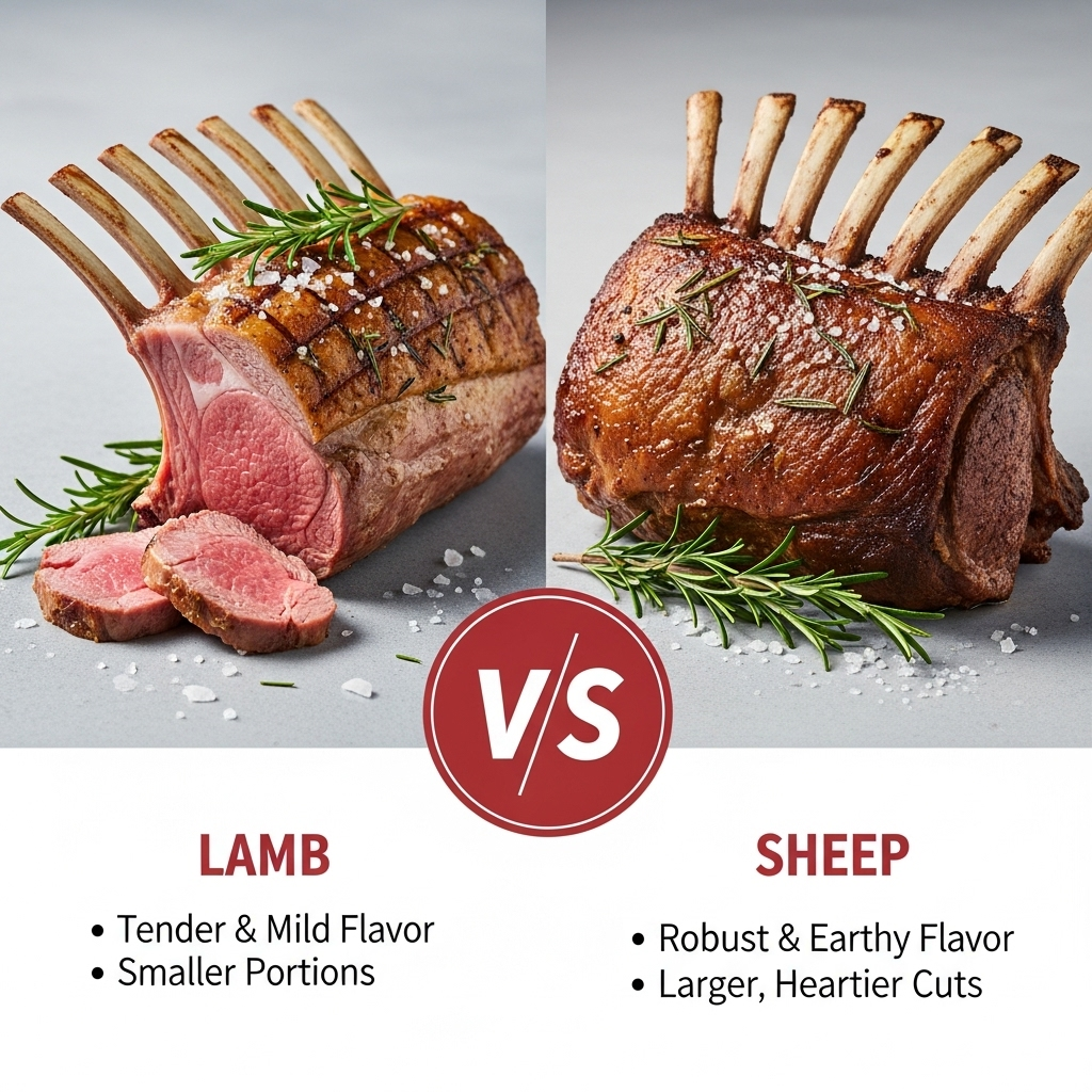 Comparison of Food marketsSheep vs. Lamb