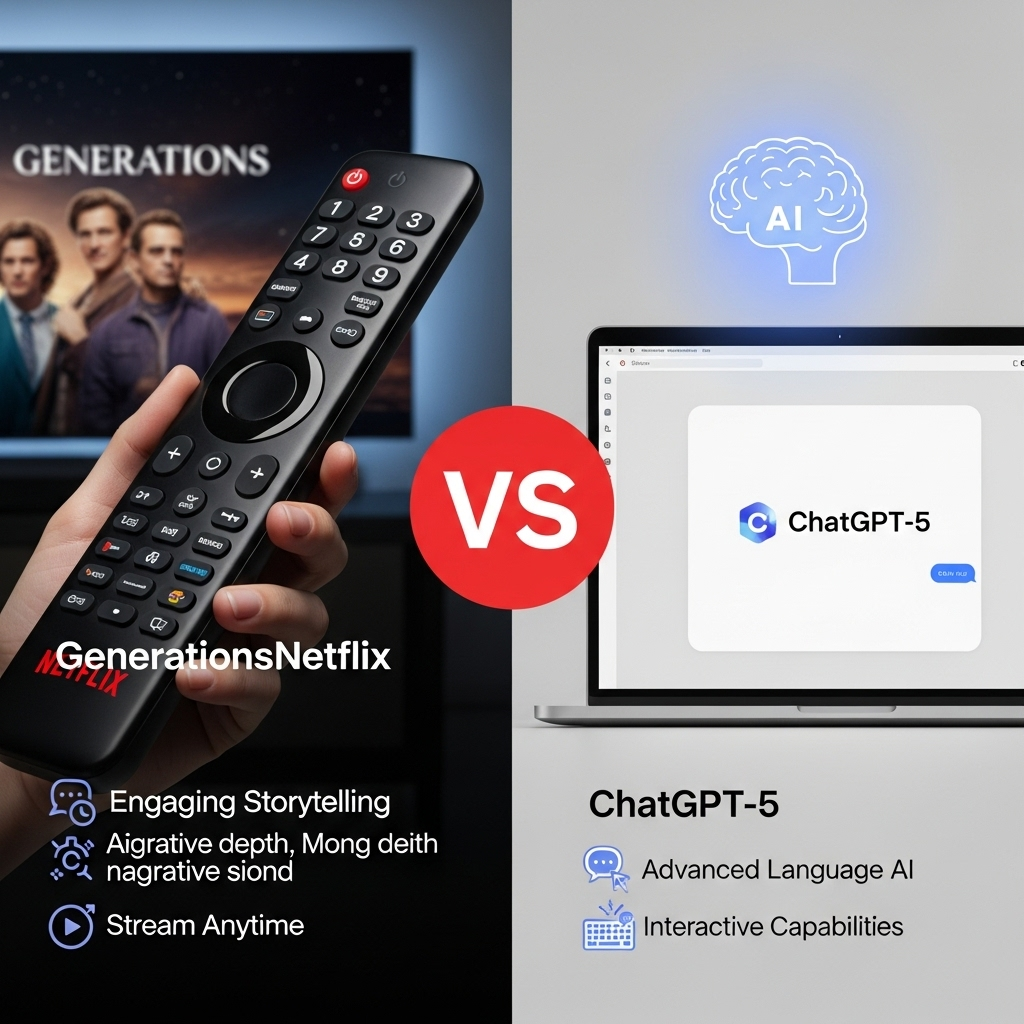 Comparison of GenerationsNetflix vs. ChatGPT-5