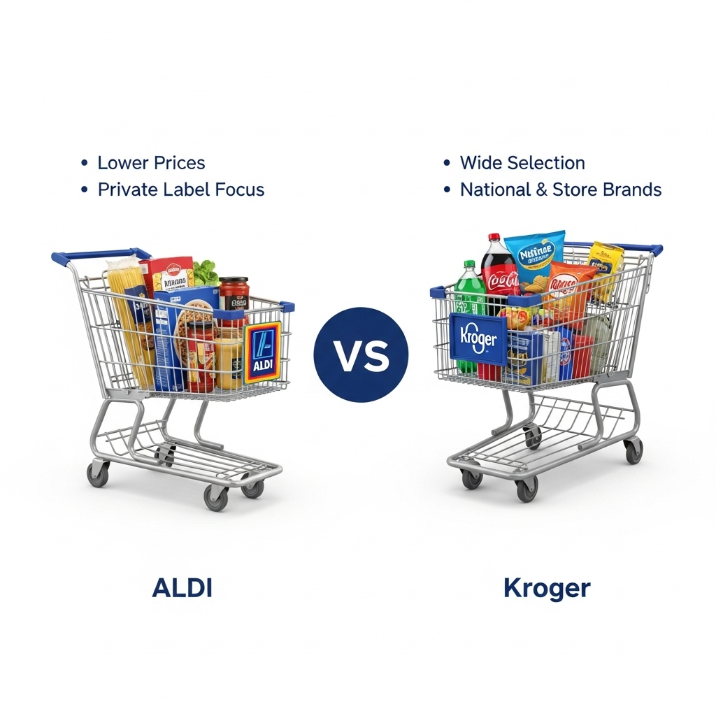 Comparison of Grocery storesALDI vs. Kroger