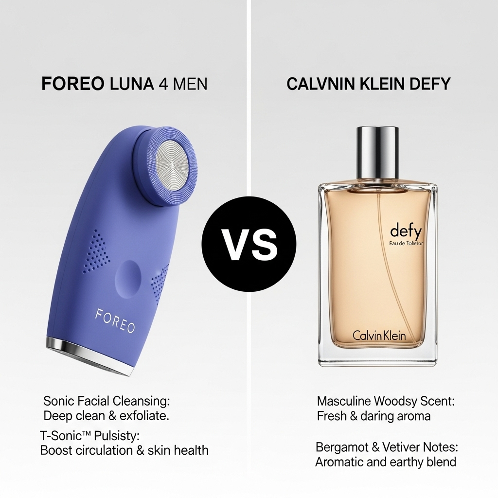 Comparison of Grooming productsForeo LUNA 4 Men vs. Calvin Klein Defy Eau de Toilette