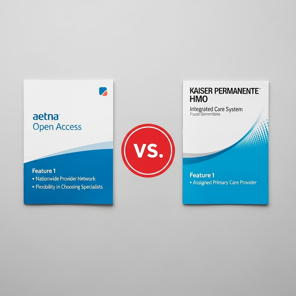 Comparison of Health insurance plansAetna Open Access vs. Kaiser Permanente HMO