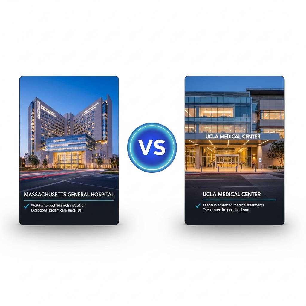 Comparison of HospitalsMassachusetts General Hospital vs. UCLA Medical Center