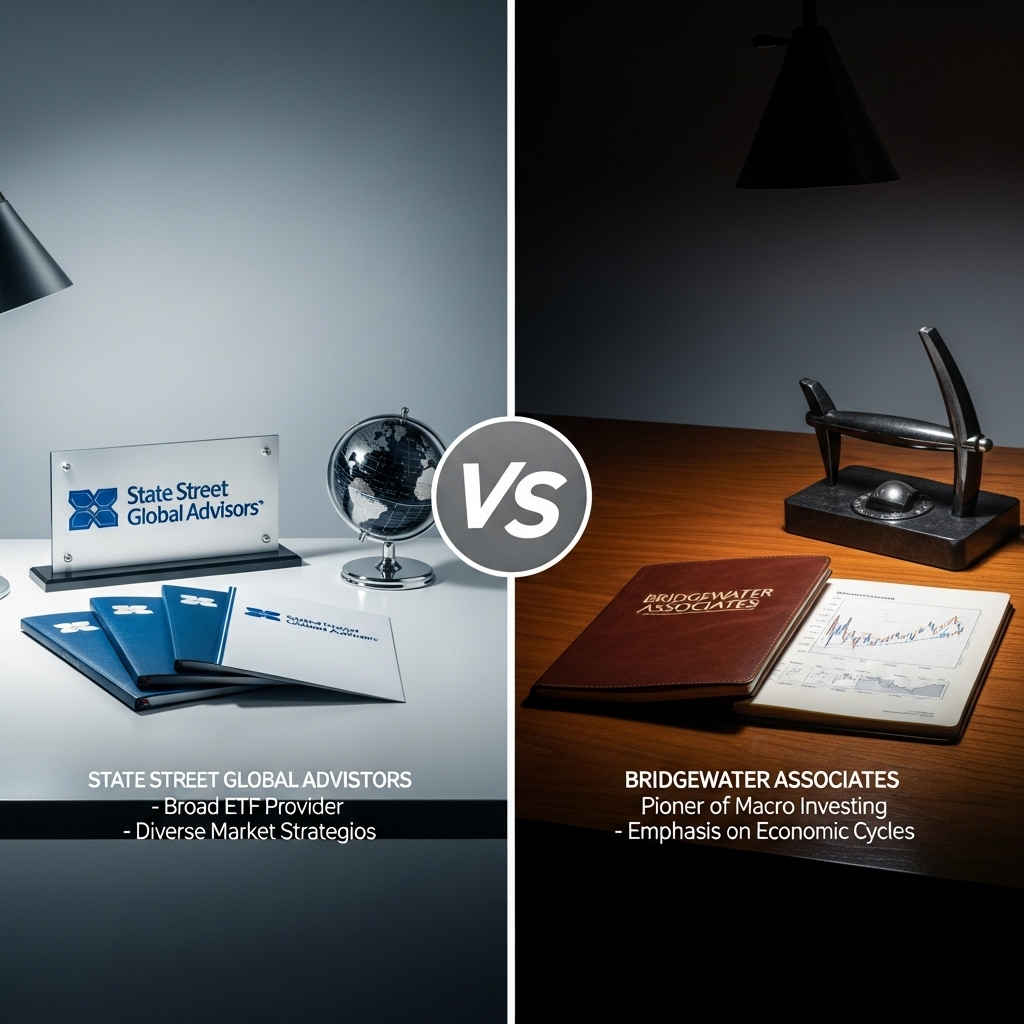 Comparison of Investment firmsState Street Global Advisors vs. Bridgewater Associates