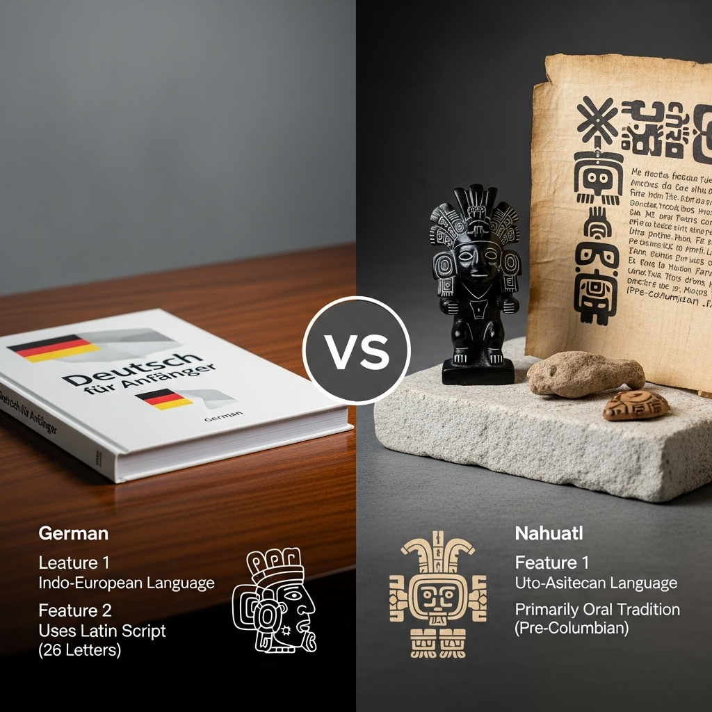 Comparison of LanguagesGerman vs. Nahuatl