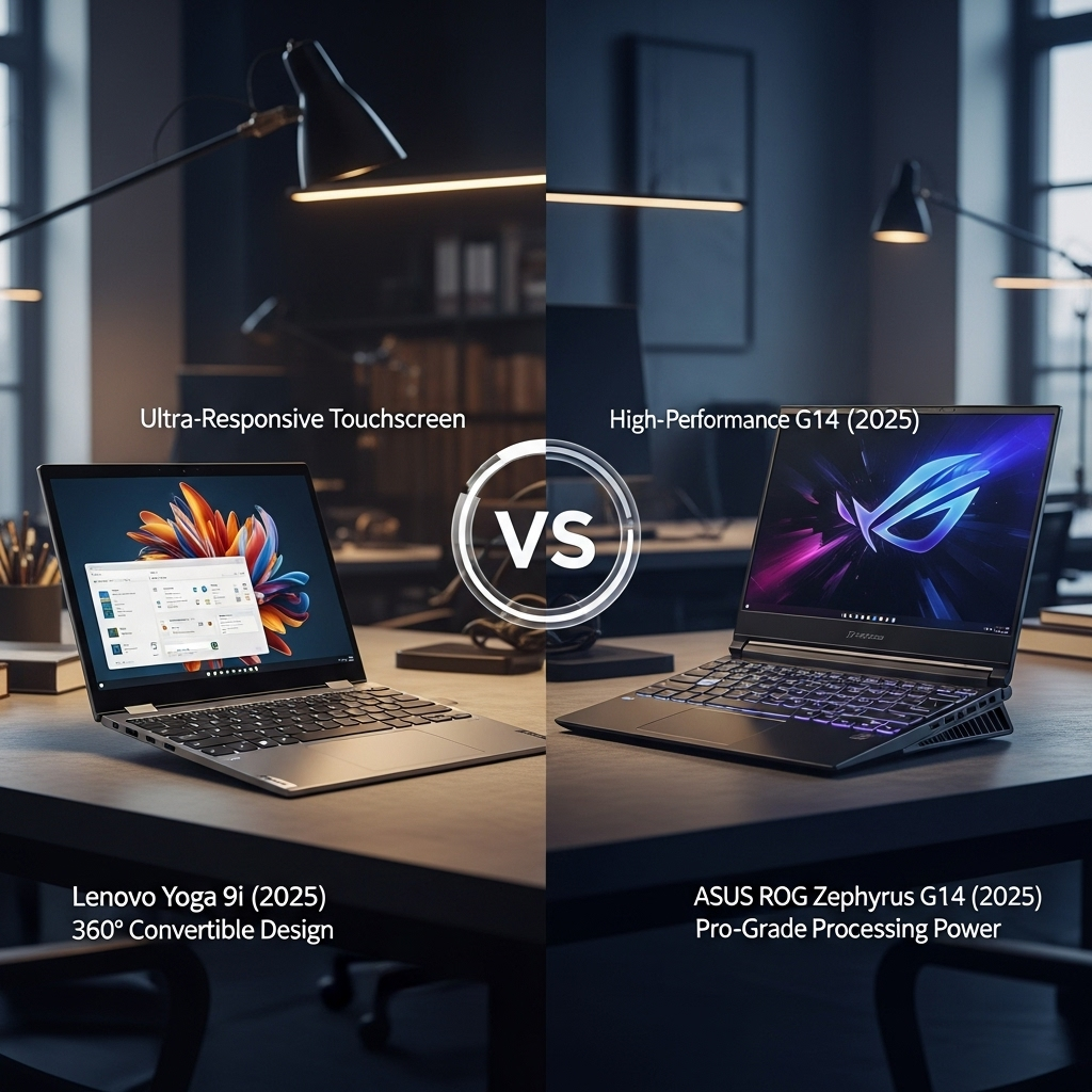Comparison of LaptopsLenovo Yoga 9i (2025) vs. ASUS ROG Zephyrus G14 (2025)