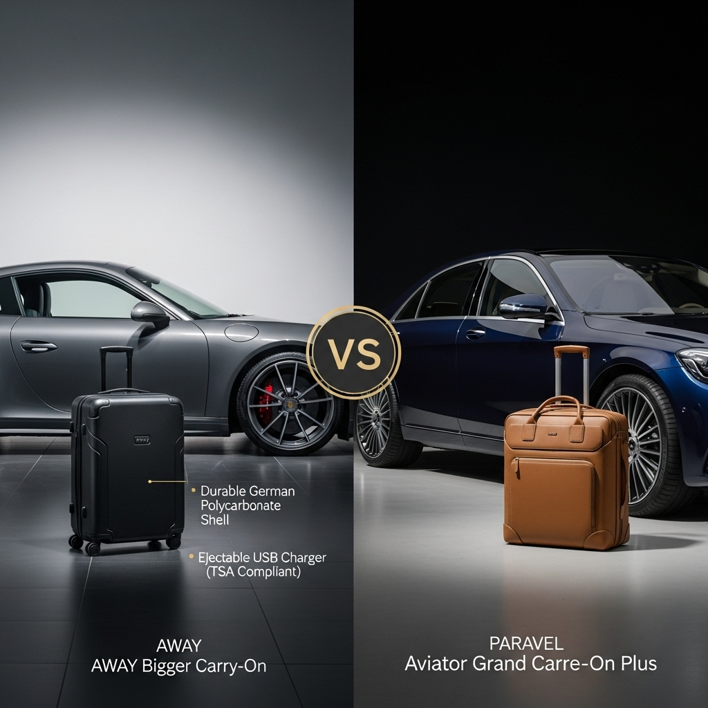 Comparison of Luggage & bagsAway Bigger Carry-On vs. Paravel Aviator Grand Carry-On Plus