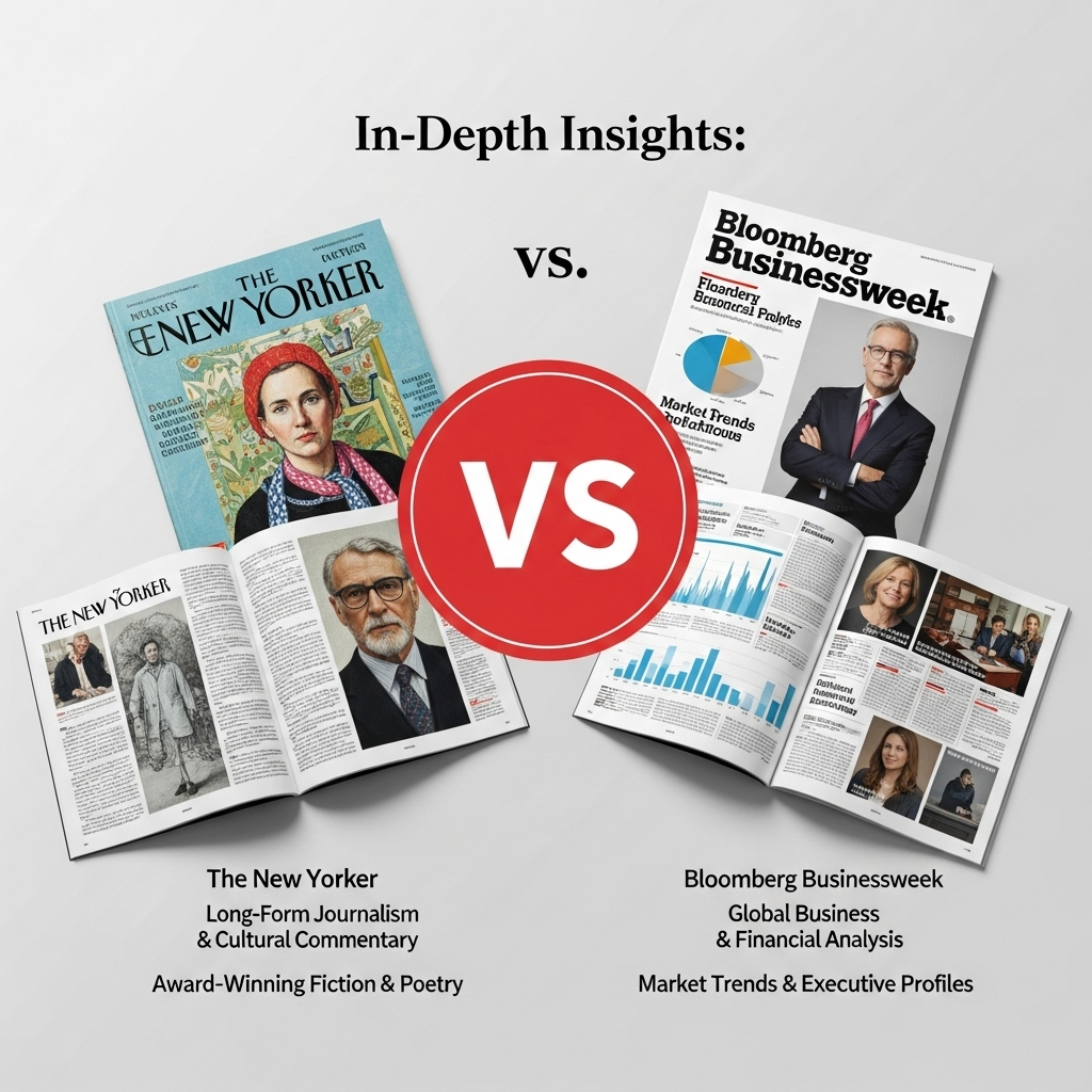 Comparison of MagazinesThe New Yorker vs. Bloomberg Businessweek