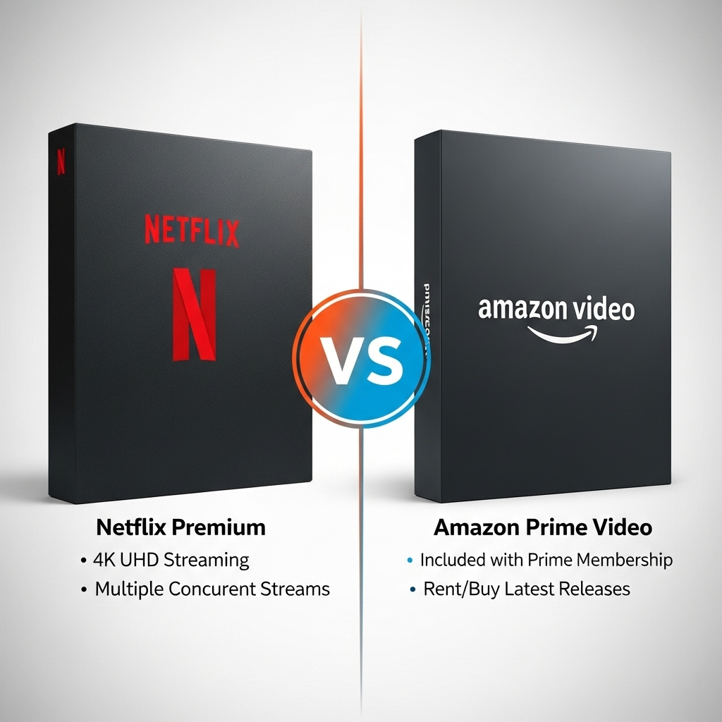 Comparison of Media subscription servicesNetflix Premium vs. Amazon Prime Video