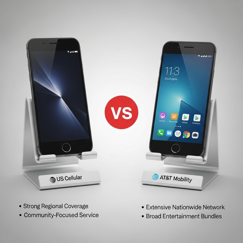 Comparison of Mobile phone carriersUS Cellular vs. AT&T Mobility