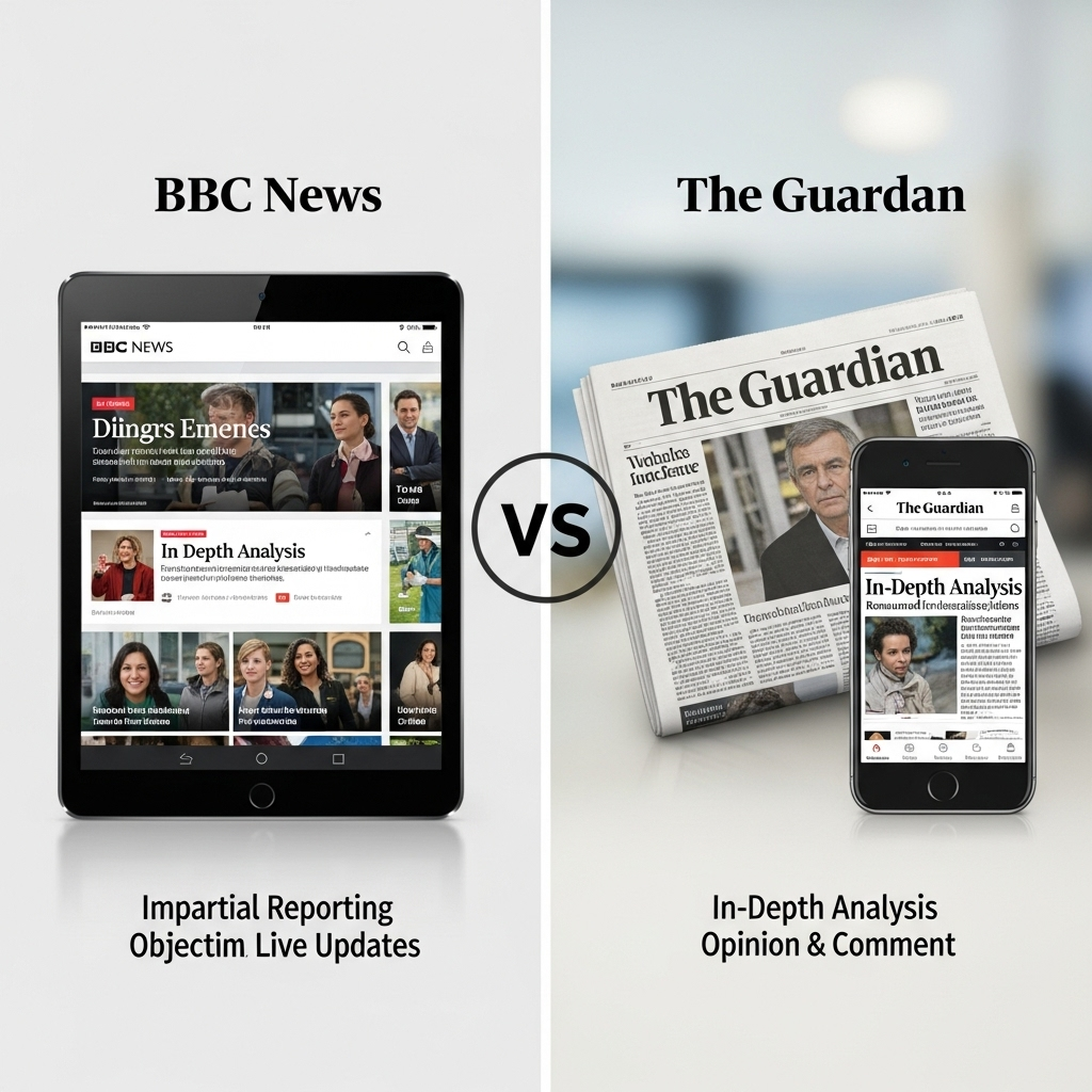 Comparison of NewspapersBBC News vs. The Guardian