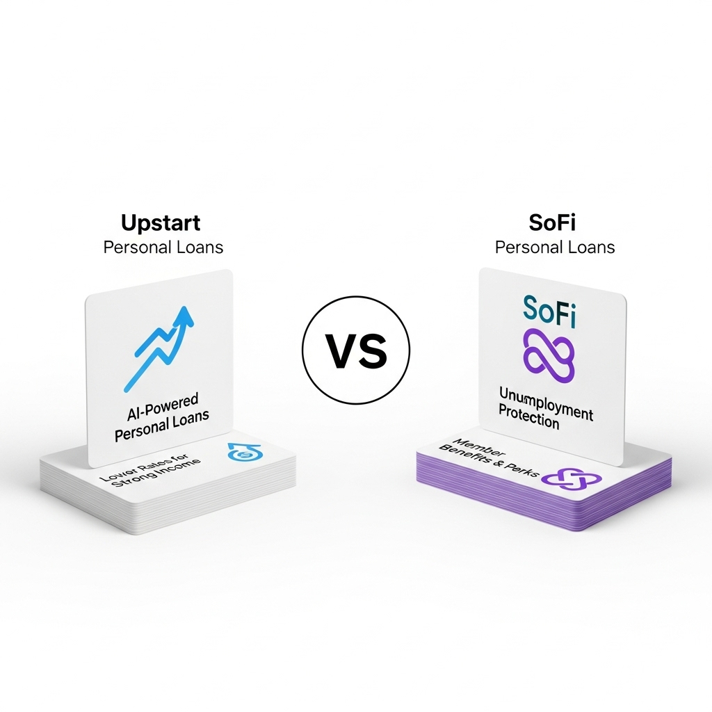 Comparison of Personal loansUpstart Personal Loans vs. SoFi Personal Loans