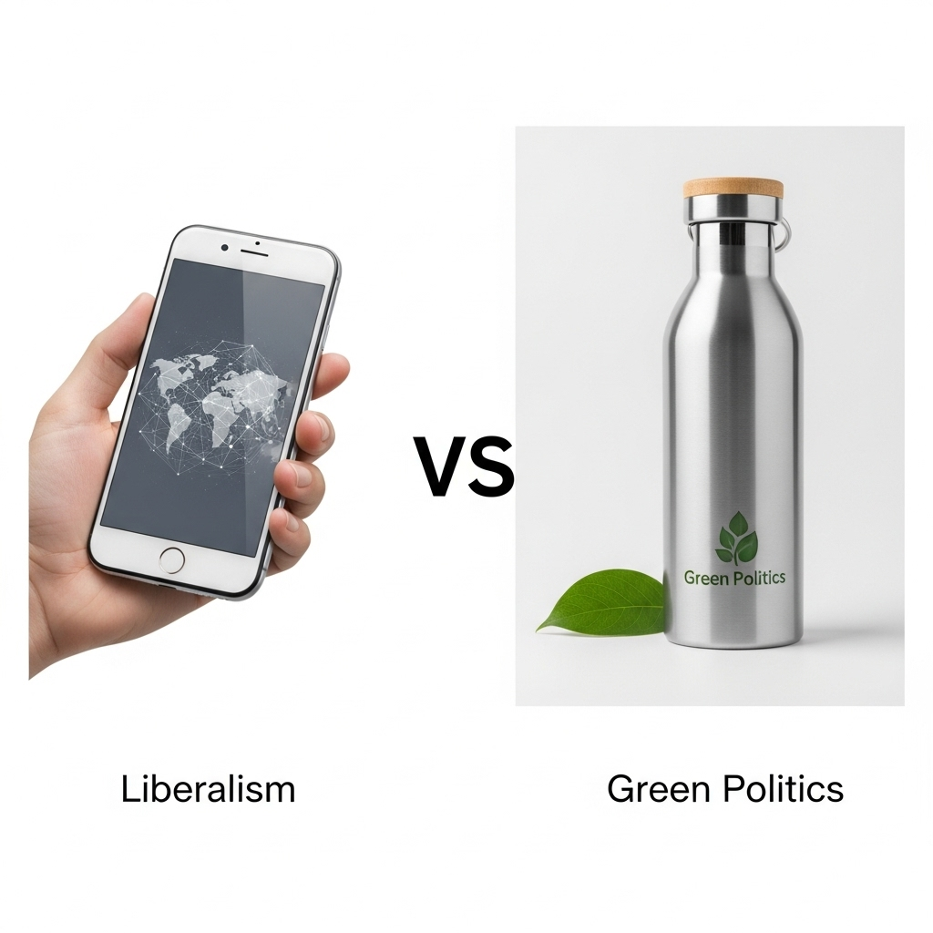 Comparison of Political ideologiesLiberalism vs. Green Politics