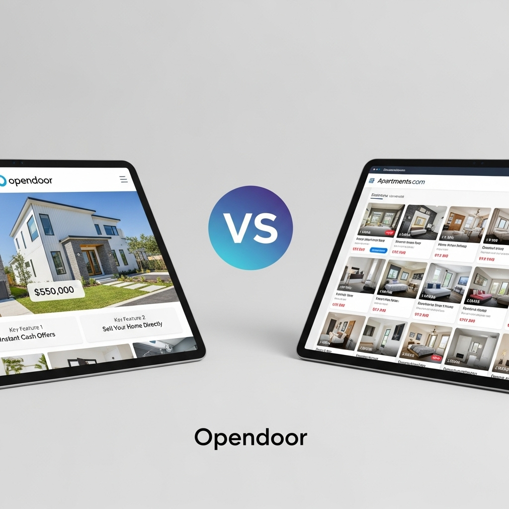 Comparison of Real estate platformsOpendoor vs. Apartments.com