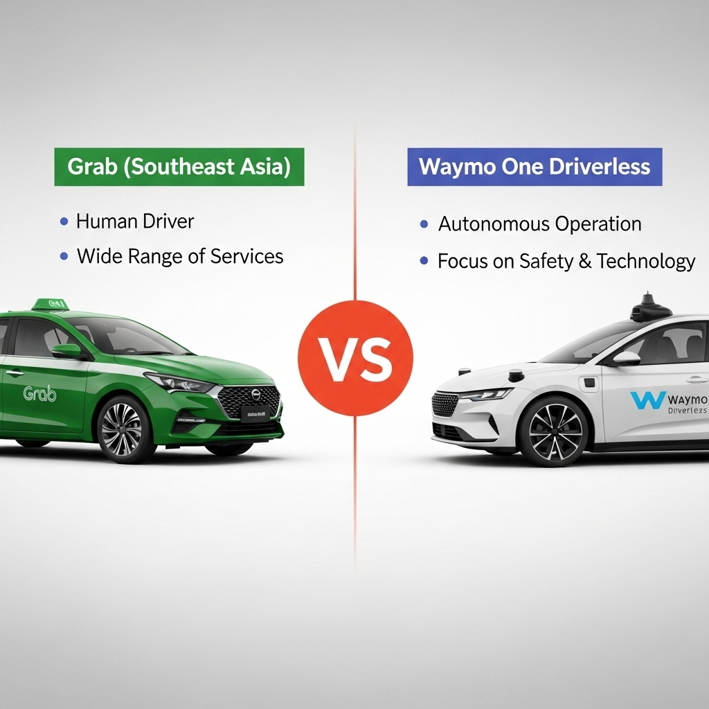 Comparison of Ride-sharing servicesGrab (Southeast Asia) vs. Waymo One Driverless