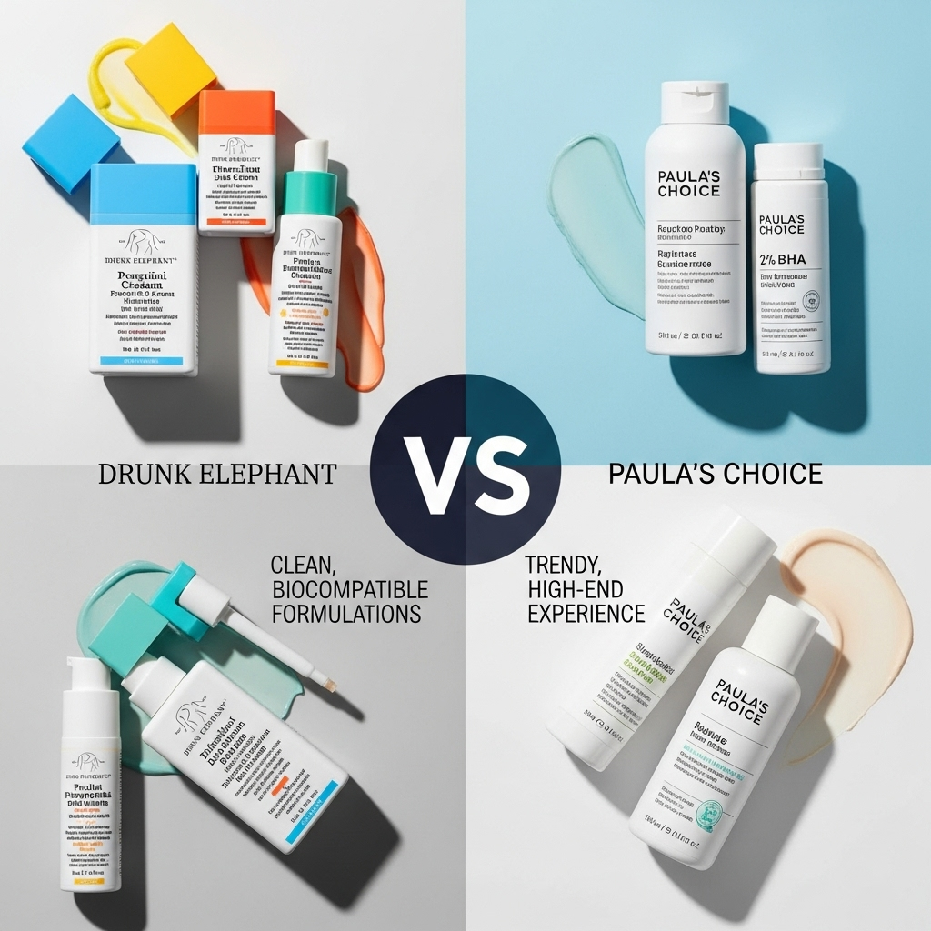 Comparison of Skincare brandsDrunk Elephant vs. Paula's Choice