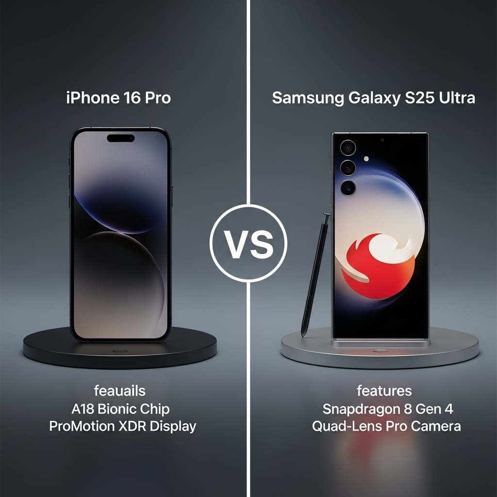Comparison of SmartphonesiPhone 16 Pro vs. Samsung Galaxy S25 Ultra