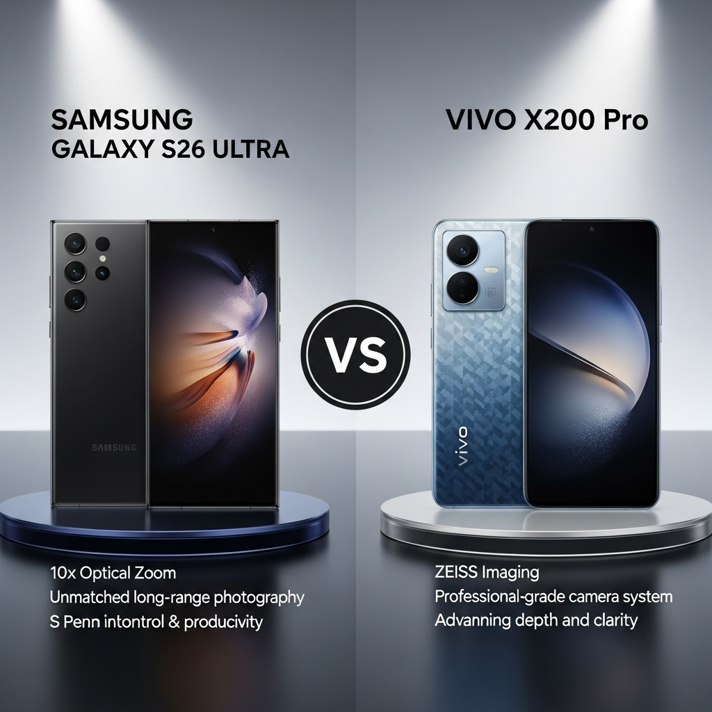 Comparison of SmartphonesSamsung Galaxy S26 Ultra vs. Vivo X200 Pro