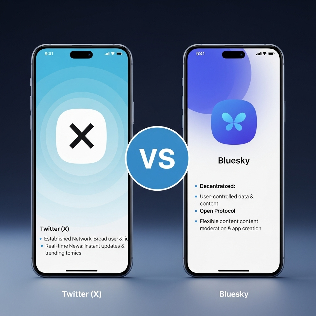 Comparison of Social media platformsTwitter(X) vs. Bluesky