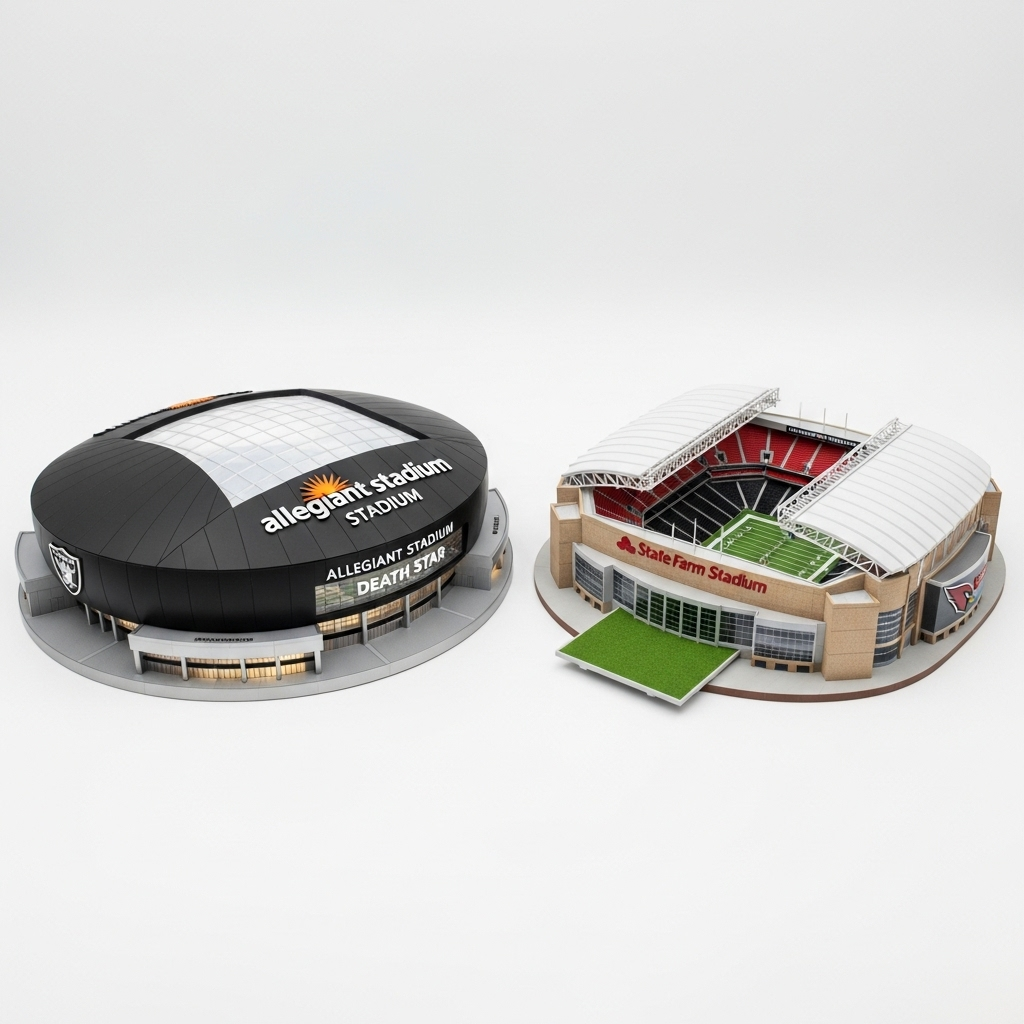 Comparison of Stadiums & venuesAllegiant Stadium vs. State Farm Stadium
