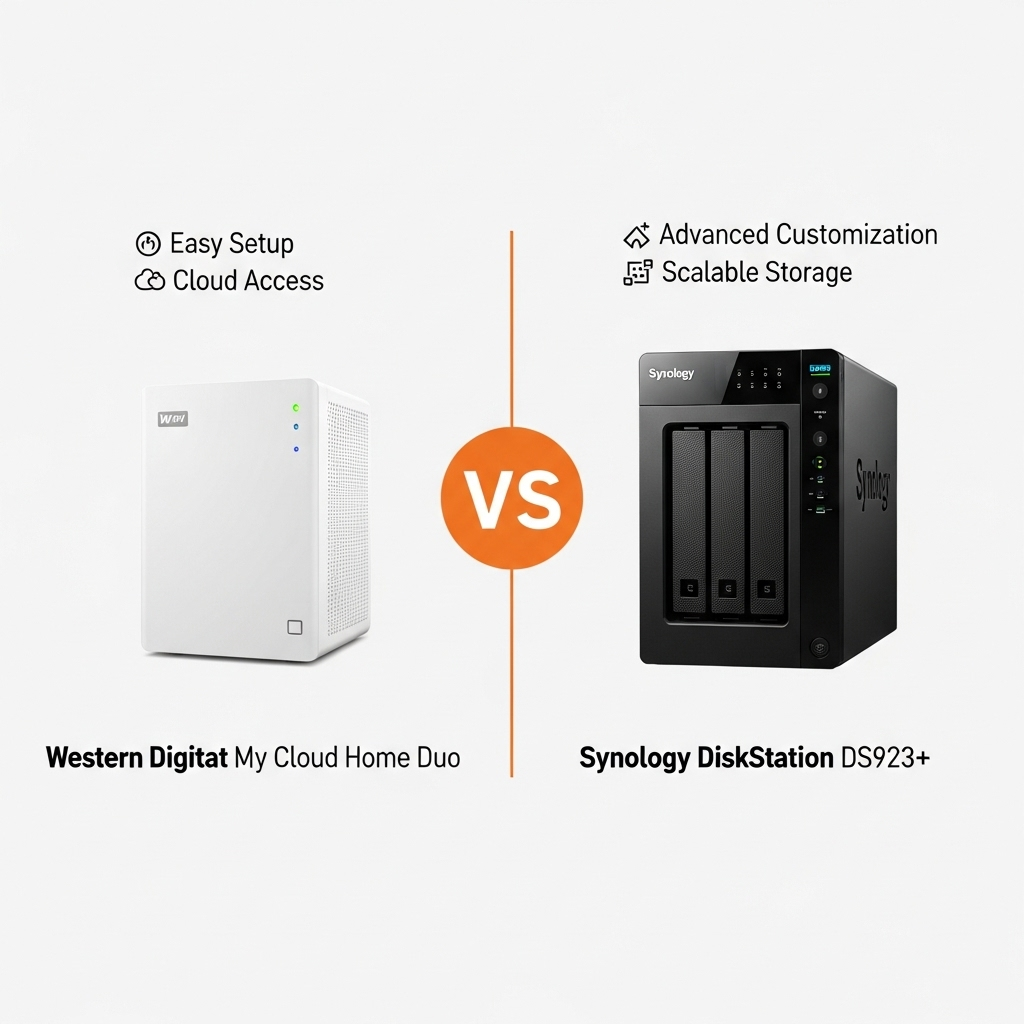 Comparison of Storage solutionsWestern Digital My Cloud Home Duo vs. Synology DiskStation DS923+